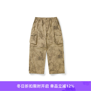 and 可脱卸变五分裤 WIND 长裤 防撕裂耐磨两穿工装 WHEELS