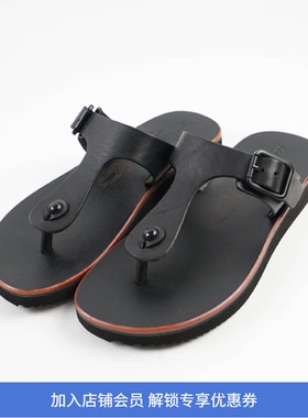 Alternative Country Leather Sandel 美式复古 V底 牛皮夹脚拖鞋