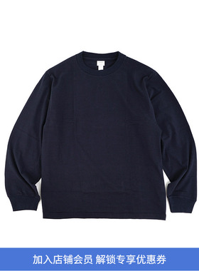 YAECA long sleave unisex 天然染色高支天竺棉男女中性款长袖T恤