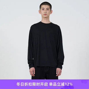 LONG SHIRT SLEEVES 定番款 T恤 YOKE 超长有机棉圆领长袖