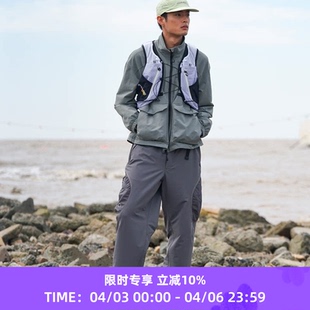 男女款 WHEELS and WIND 机能性面料软壳锥形长裤