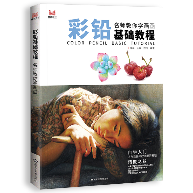 同步视频教 彩铅基础教程书 何丹著丹子何彩铅教程 名师教你学画画