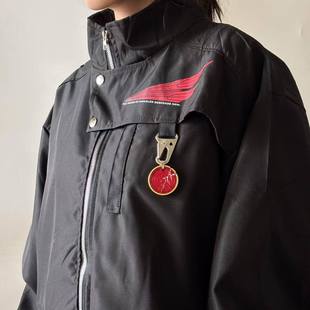 seal原创 鸟联组不对称百搭立领男女夹克潮春秋薄外套