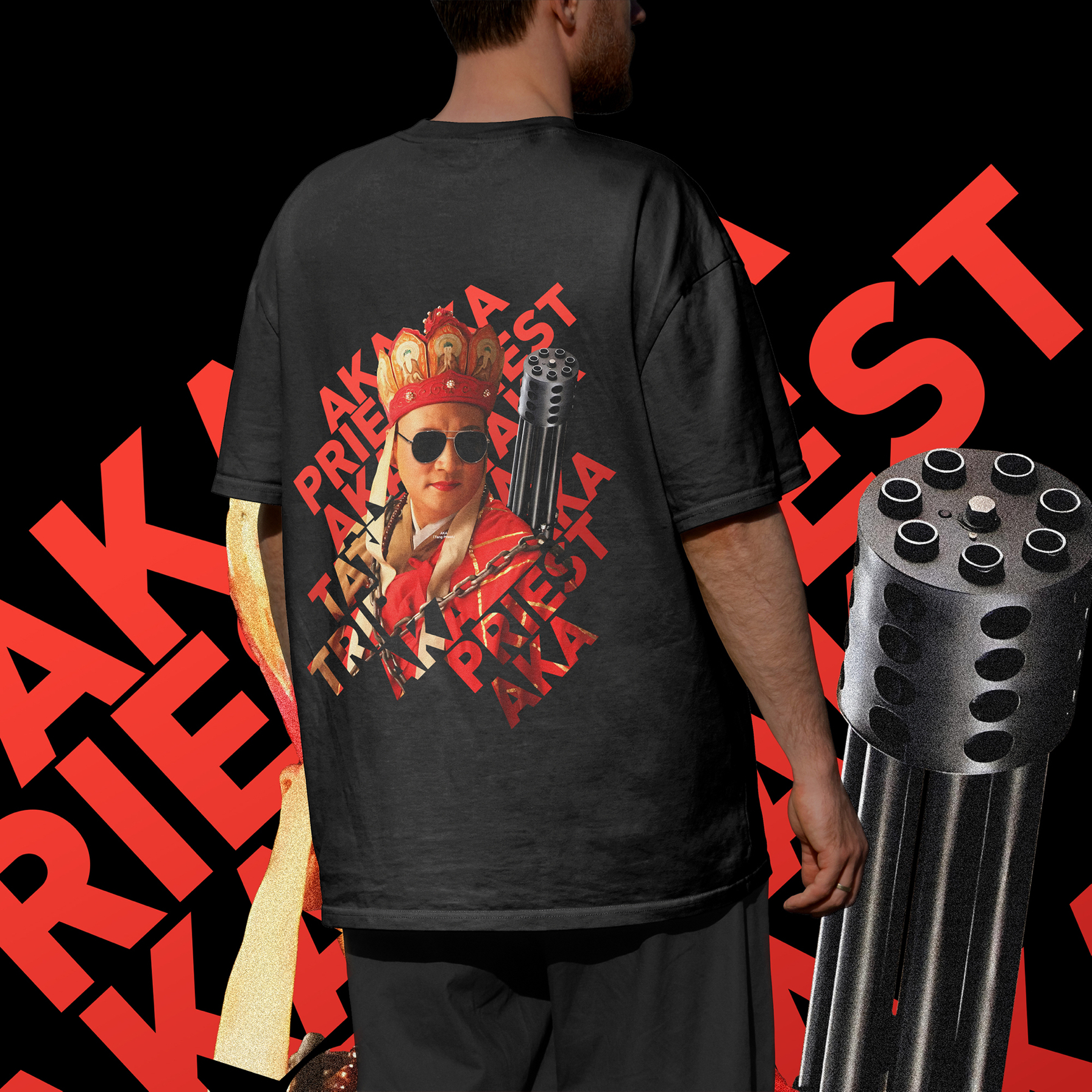 seal原创 黑神话悟空 西行悍匪系列 320g重磅纯棉T恤