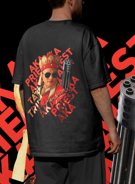 seal原创 黑神话悟空 西行悍匪系列 320g重磅纯棉T恤