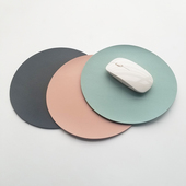 防水小号鼠标垫办公键盘垫定制桌垫防水桌面皮革垫公司年会礼品图案可定制