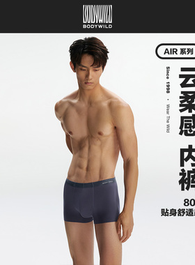 【80S莫代尔】BODYWILD爱慕宝迪柔肤莫代尔高弹无痕男士内裤ZBN23