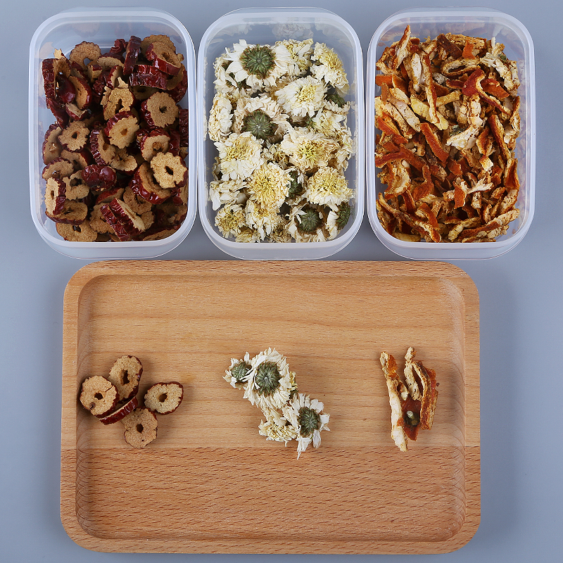 日本进口厨房塑料密封罐冰箱保鲜盒套装食品糖果茶叶可微波收纳盒