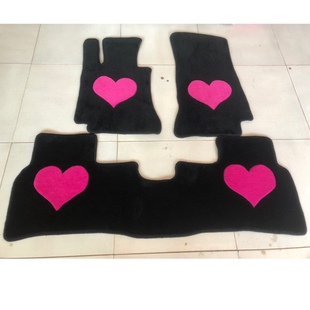 奔驰c 180LGLA GLC260L B200 CLA A200LGLE地毯式红心脚垫专用