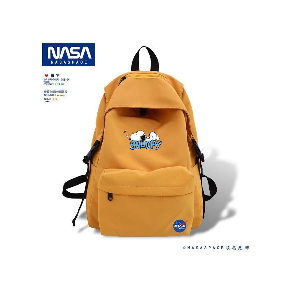 NASA史努比动画联名潮流双肩包时尚背包成人学生书包轻便耐用通勤