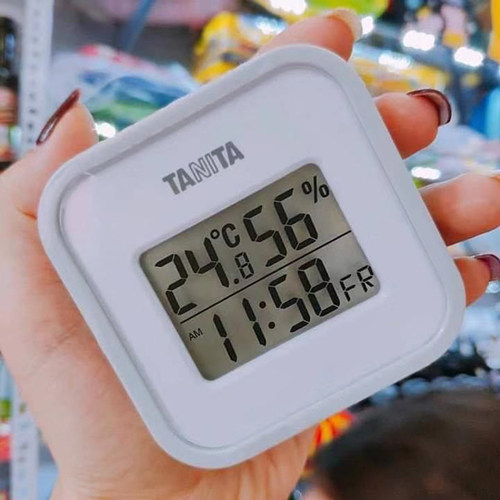 日本百利达家用室内电子温湿度计