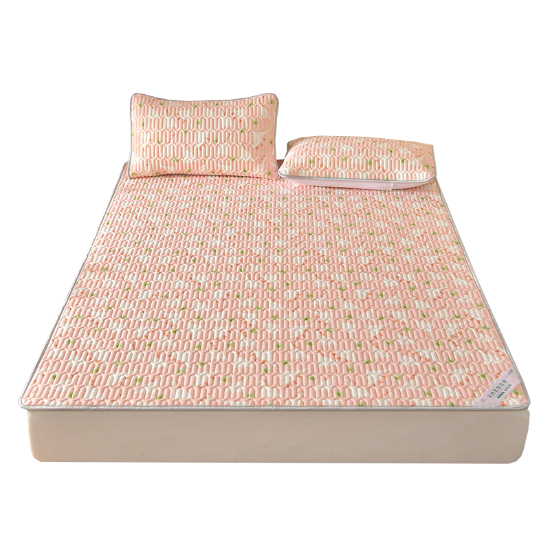 母婴a类冰丝乳胶凉席三件套夏季凉感儿童夏天空调软席可定制尺寸