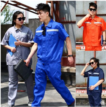 夏季套装环卫建筑劳保服薄款定制