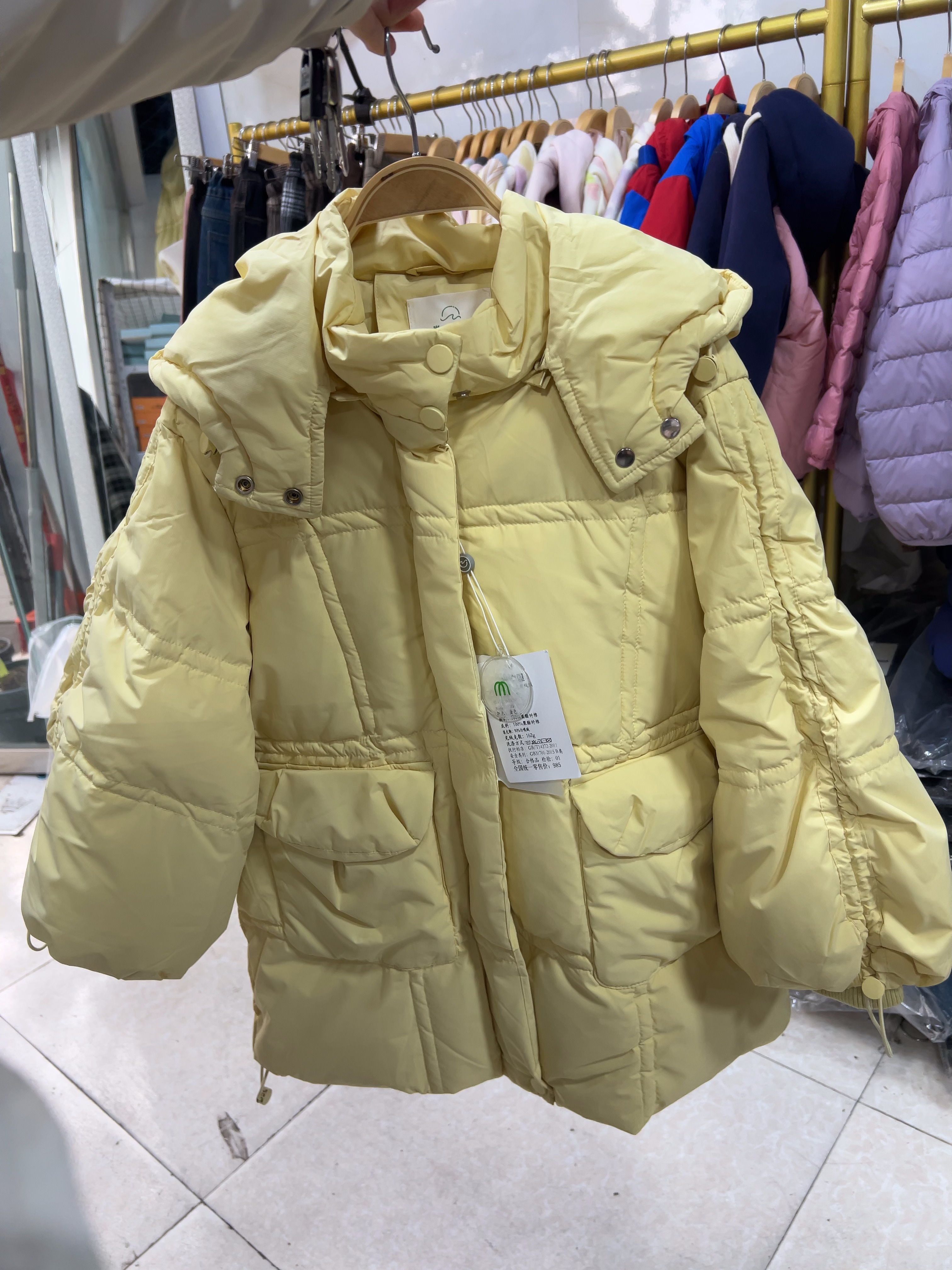 品牌羽绒服余120码号特价处理159块包邮不退换看好下单