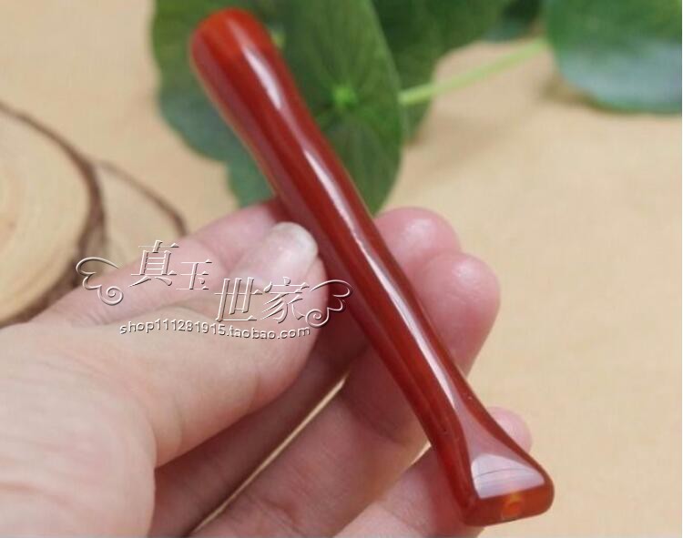 天然玉石玛瑙烟嘴男女款烟杆老烟嘴天然烟嘴过滤嘴粗细两用送礼