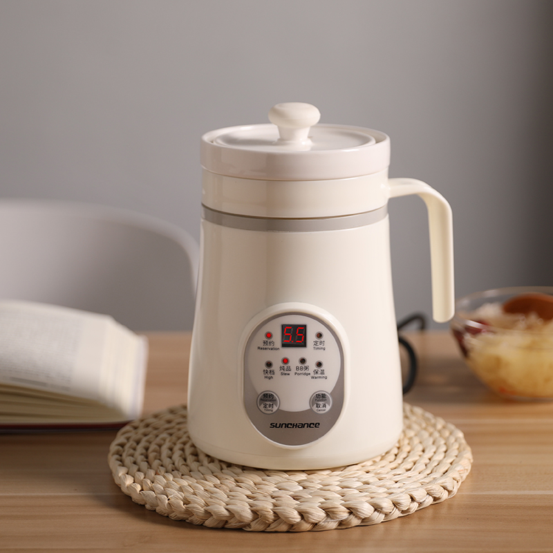 便携多功能陶瓷炖煮养生杯电炖锅自动迷你办公室煮粥神器小型1人2