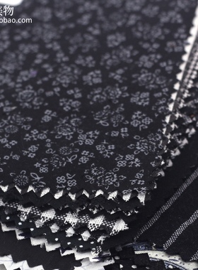 50色10*11cm渡鸦黑色系小布头 01019 手工娃衣布组 【心瑶美物】