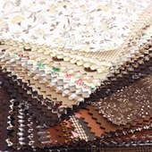 A367.1 50色10 11cm深卡其色系布料 小碎布娃衣包包改造布头