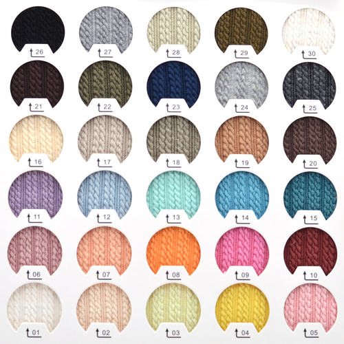 30*50cm彩色小麻花条纹样布 提花针织面料 娃衣手工DIY布料 40722