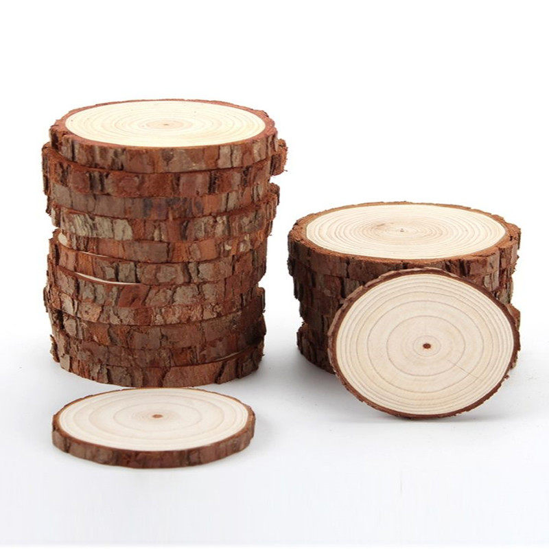 ROUND WOOD CHIPS DIY HAND PAINTING MATERIALS HANDMADE LOG CHIPS WOOD CHIPS KINDERGARTEN DECORATION ANNUAL RINGS WOOD BLOCK BACKGROUND WALL