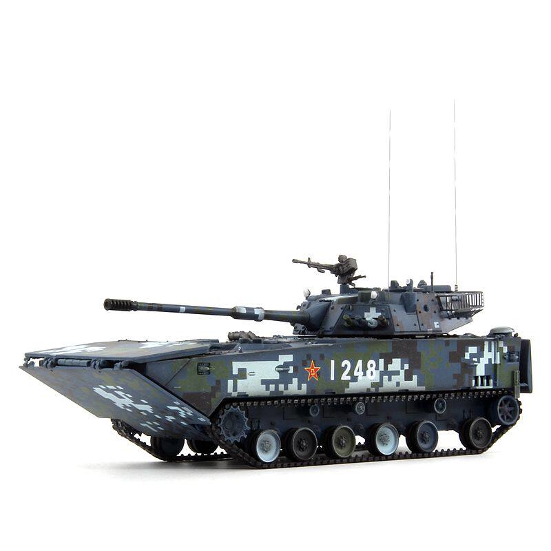 unistar 中国海军zlt-05式两栖装甲突击炮 海洋数码 成品模型1/72