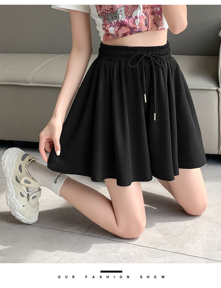 短裤芭蕾裙女夏季薄款新款宽松高腰显瘦休闲学生运动阔腿裤裙裤子