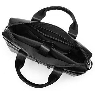 2026新款Briefcase男士头层牛皮公文包真皮手提公务包大容量