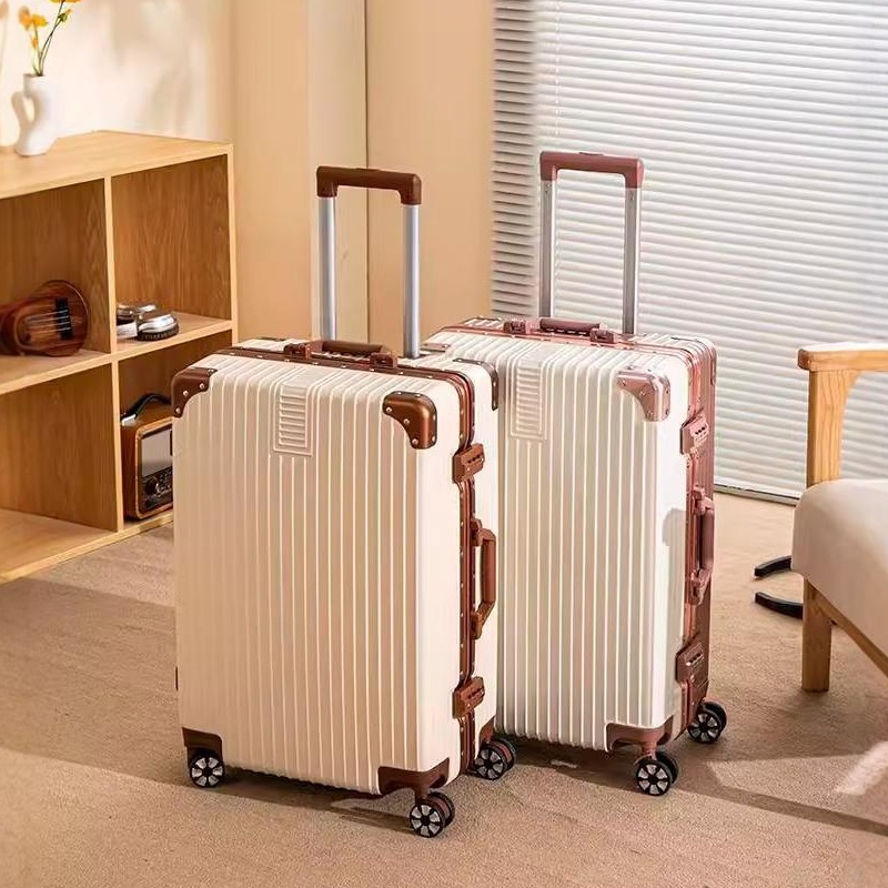 【严选工厂】行李箱女网红ins复古小型旅行箱20万向轮密码箱26寸