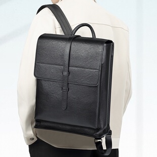 背包韩版 真皮商务男包休闲男式 潮流大容量书包旅行 新品 2026新款