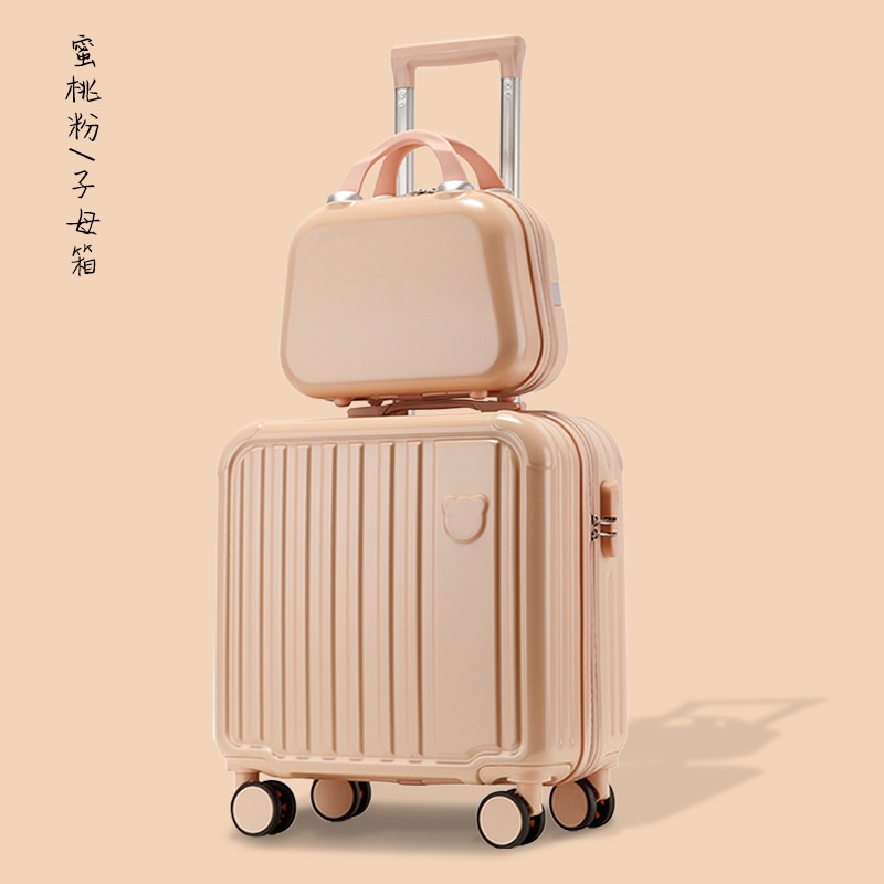 儿童子母登机小型行李箱18寸迷你伴手礼拉杆箱皮箱