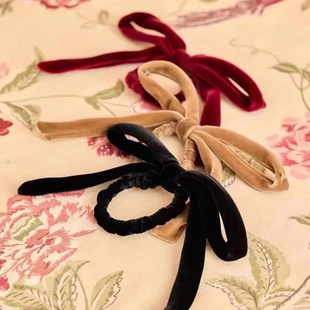 丝绒头绳巴黎 大幂幂同款 亚历山露茜发圈发饰可送礼 保真