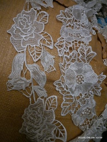 灰渍水溶镂空花边 服装服饰辅料裙装娃衣芭比发饰裙边布艺一斤称