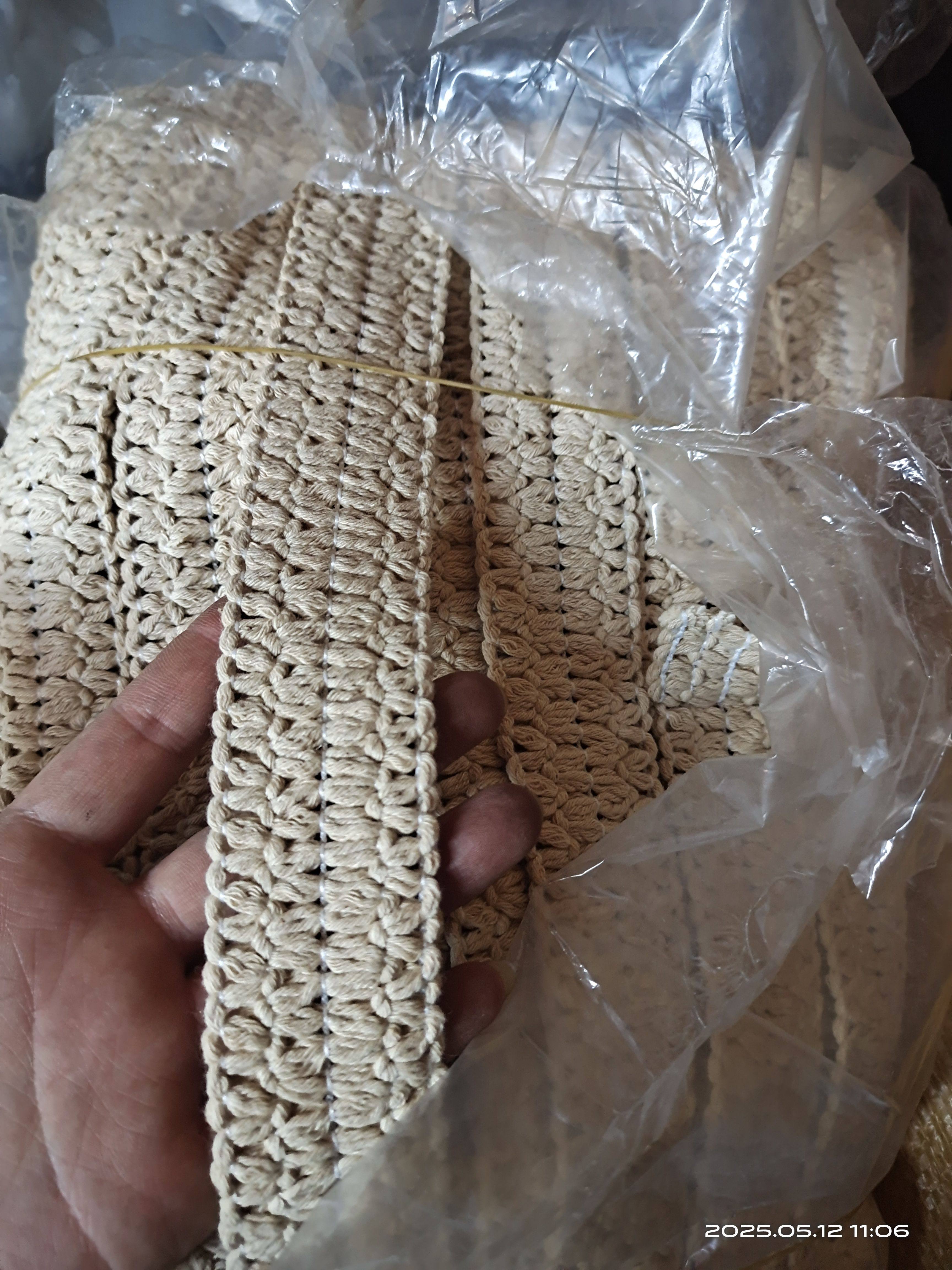 中窄森系布艺编织网线花边服装服饰辅料袖边