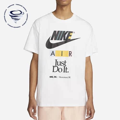 Nike/耐克正品夏季男子休闲印花运动短袖T恤FB9779-100
