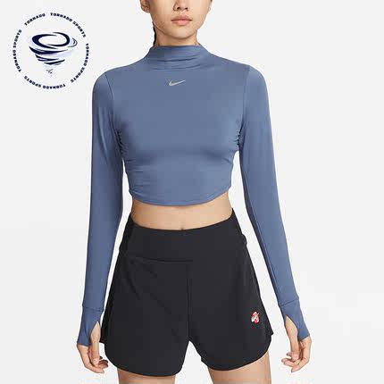 Nike/耐克正品Dri-FIT 女子训练休闲健身长袖T恤FB5277-491