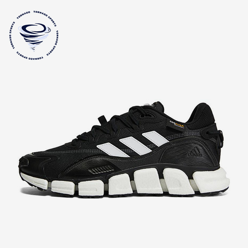 Adidas/阿迪达斯正品男女运动鞋休闲时尚轻便黑白跑步鞋HP6693