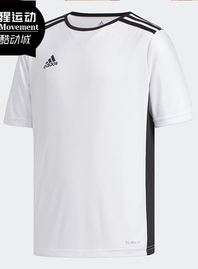 Adidas/阿迪达斯正品儿童休闲短袖ENTRADA 18 JSYY运动T恤CF1044