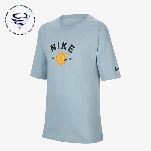 Nike/耐克正品儿童时尚潮流百搭舒适短袖休闲运动T恤FJ7236-483