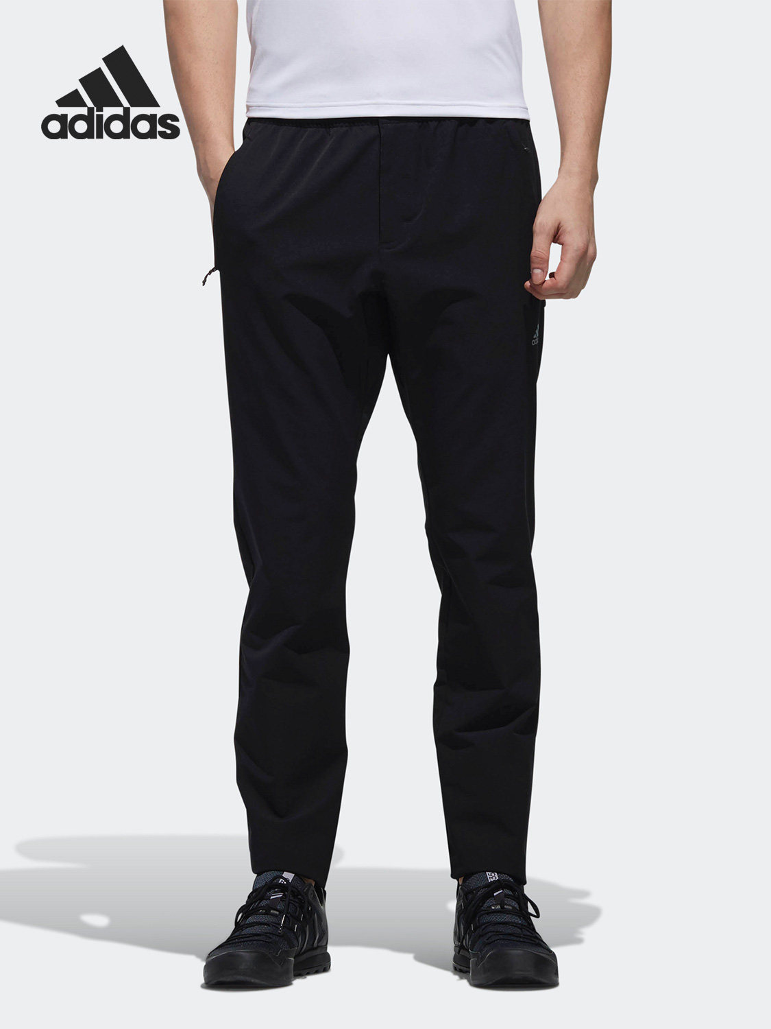 Adidas/阿迪达斯正品Softshell Pants 男子加绒运动长裤 DW3804