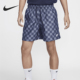耐克正品 FN3099 新款 运动休闲格子无衬里梭织短裤 410 男士 Nike