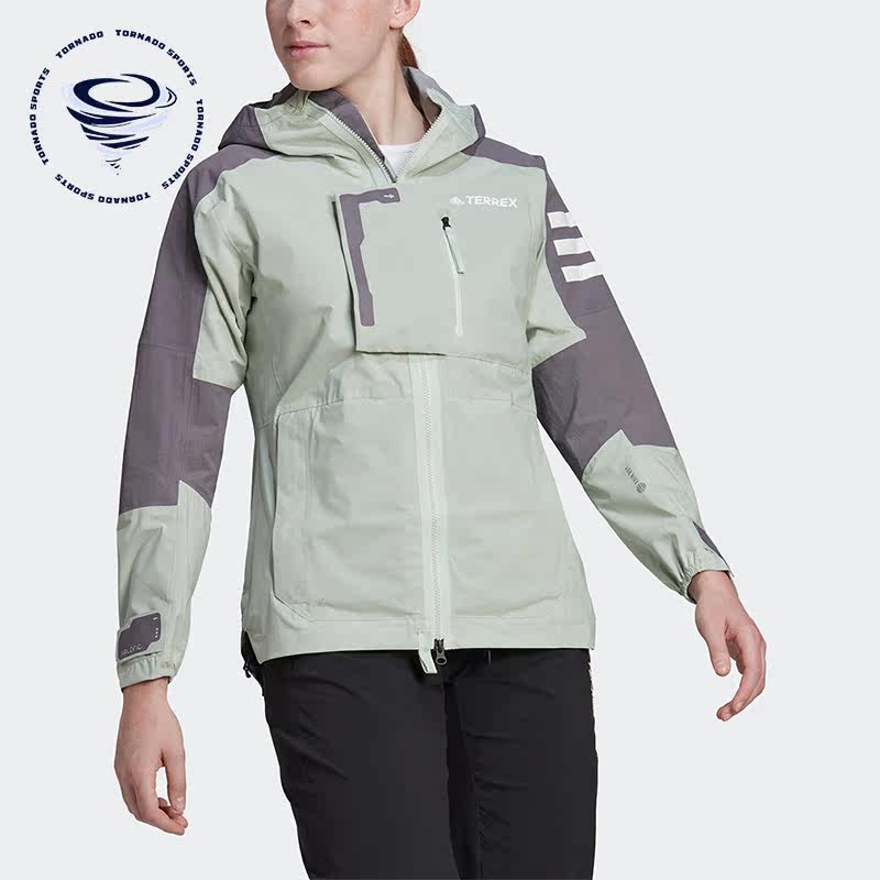 Adidas/阿迪达斯正品新款女子户外运动连帽冲锋衣外套HH9273,运动服/休闲服装,运动茄克/外套,淘宝优惠券,粉丝福利购,淘宝优惠卷