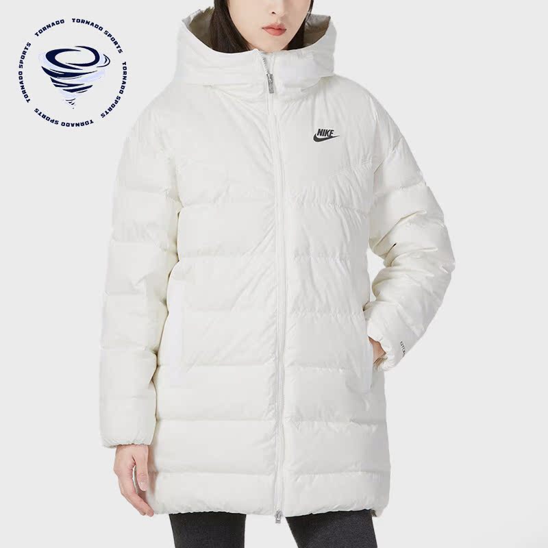 Nike/耐克正品冬季女子休闲保暖连帽羽绒服 DQ6874-133