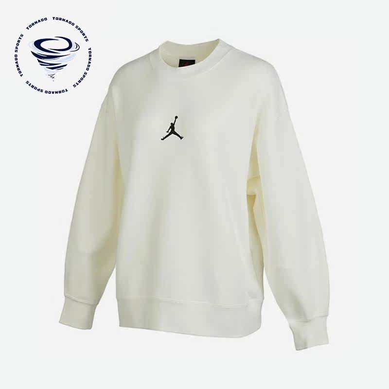 Nike/耐克正品JORDAN新款女子圆领加绒套头卫衣FD4803-133