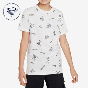 休闲运动T恤FD3968 Nike 潮流百搭舒适短袖 儿童时尚 100 耐克正品