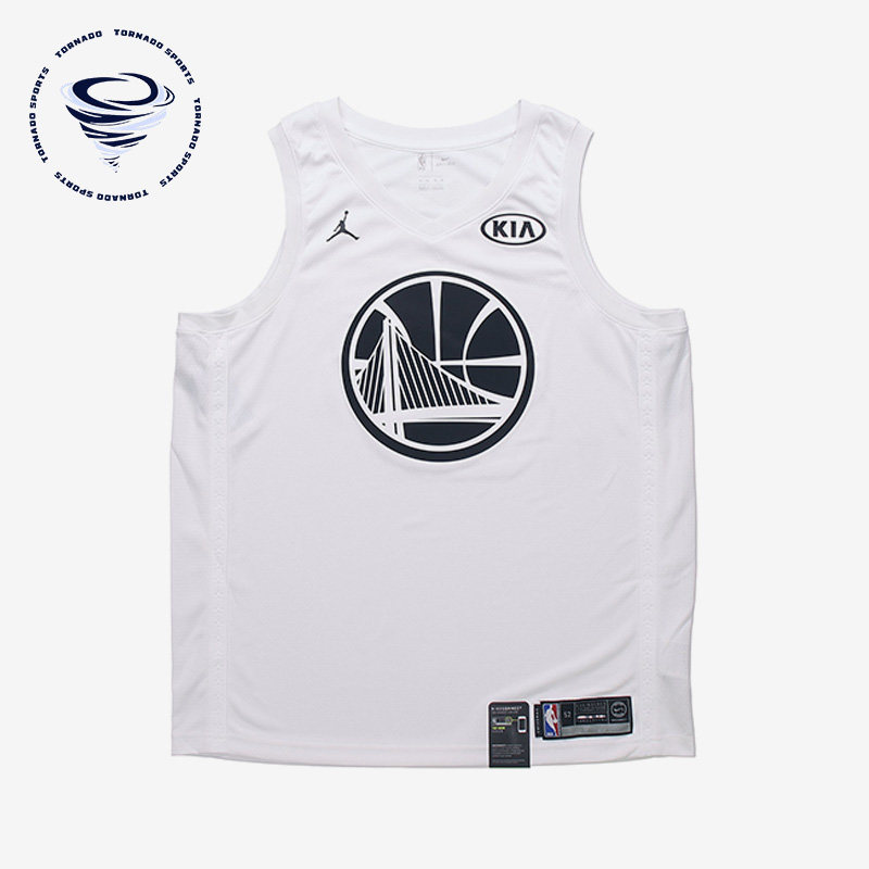Nike/耐克正品库里全明星30号男子运动球衣背心928874-101