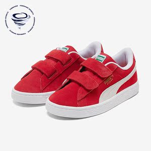 Puma/彪马正品春秋大童经典休闲透气魔术贴低帮板鞋380563-02