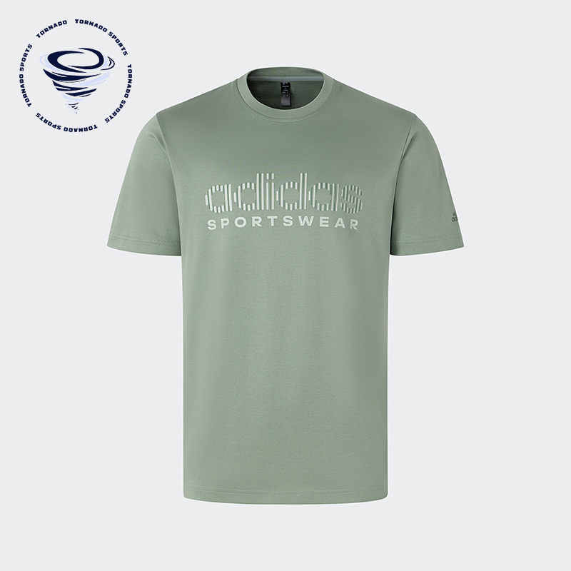 阿迪达斯男女运动休闲短袖