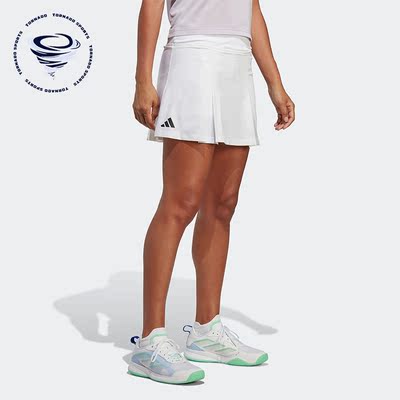 Adidas/阿迪达斯正品CLUB PLEATSKIRT女子网球运动短裙HT7184