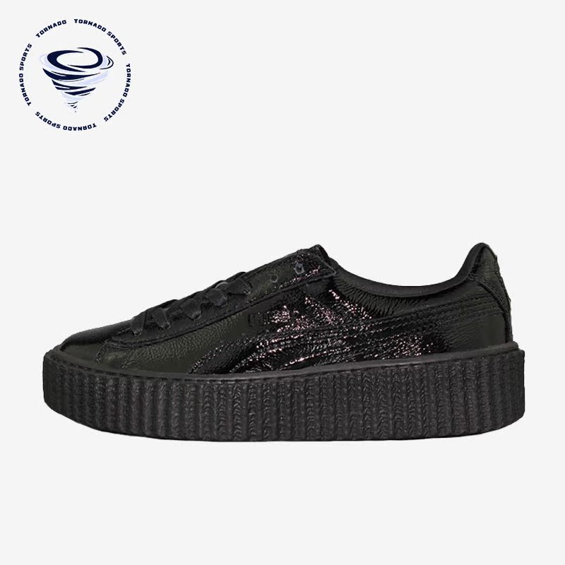 Puma/彪马正品CREEPER WRINKLED PATENT女子板鞋364465-01