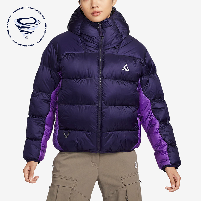 Nike/耐克正品冬季新款女子ACG户外宽松保暖连帽棉服FB8001